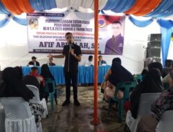 Afif Abdillah, Gelar Sosialisasi Perda No. 5 Tahun 2022 tentang Pembatasan Zonasi Aktivitas Pedagang Kaki Lima