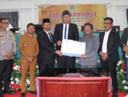 Hasil Paripurna DPRD Toba Sampaikan Nama Bupati dan Wakil Bupati Terpilih ke Mendagri