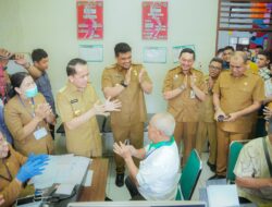 Bobby Nasution Bersama Pj Gubsu Launching Pemeriksaan Kesehatan Gratis di UPT Puskesmas PB Selayang II