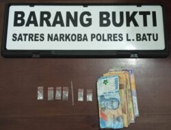 Polisi Satres Narkotika Polres Labuhanbatu Nyamar Jadi Pembeli, Terduga Pengedar Narkotika Sabu Diamankan
