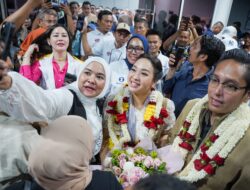 Tiba di Medan, Wali Kota Medan Disambut Ratusan Masyarakat