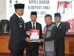 Sertijab Kepala Daerah Kabupaten Toba Tahun 2025, Ir Poltak Sitorus Msc Tidak Hadir