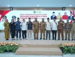 Bupati Asahan Dan Wakil Bupati Asahan Terima Reses II Pimpinan beserta Anggota DPRD Provinsi Sumatera Utara Sidang I tahun 2024-2025 Di Kabupaten Asahan. 