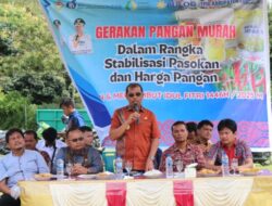 Pemkab Toba Buka Gerakan Pangan Murah Bantu Daya Beli Masyarakat