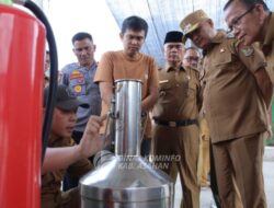 Rianto Sidak Bahan Bakar Minyak (BBM) SPBU Simpang Tanjung Alam 