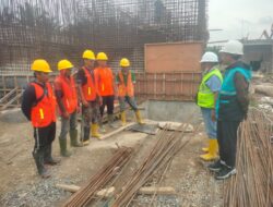 Terkait Pemberitaan Pembangunan Uprating Sunggal Tirtanadi, Manager Proyek : Tidak Benar Roboh itu Besinya Jatuh Karena Belum Dicor