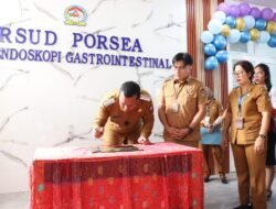 Bupati Toba Resmikan Unit Endoskopi Gastrointestinal RSUD Porsea