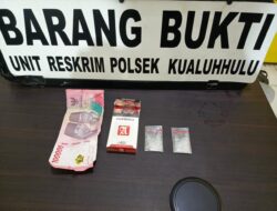 Warga Asahan Ditangkap Polsek Kualuh Hulu di SPBU Aek Kanopan, Barang Bukti 2,19 Gram Sabu Turut Diamankan