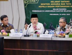Menteri ATR/BPN Tekankan Pentingnya Penataan Pertanahan di Riau
