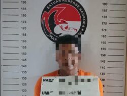 Barang Bukti 1 Ons Sabu Antarkan Anak Medan Masuk Sel Polres Labuhanbatu