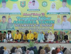 Pengajian Akbar Ashabul Yamin di Sei Dadap Dihadiri Ketua PKK Asahan 