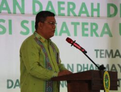 Pertemuan Dharmayukti Karini se Sumut di Pendopo Rumah Dinas Bupati Toba