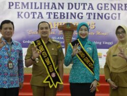 Walikota Tebingtinggi Berharap Duta Genre Menjadi Role Model Dan Penyalur Informasi Atas Permasalahan Remaja