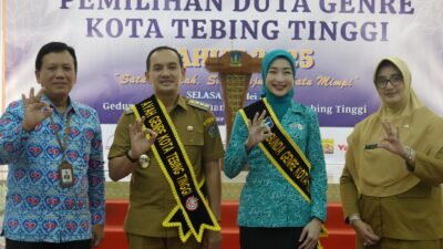 Walikota Tebingtinggi Berharap Duta Genre Menjadi Role Model Dan Penyalur Informasi Atas Permasalahan Remaja