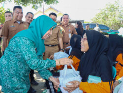 Wakil Ketua Tim Pembina Posyandu SumutKunjungi Layanan Kesehatan di Langkat
