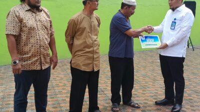Idul Adha 1446 H Perumda Tirtanadi Serahkan 12 Hewan Qurban ke Masjid Sekitar IPAM dan IPAL