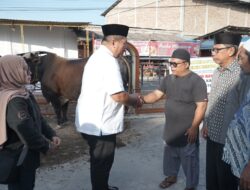 Bupati Asahan Serahkan Hewan Kurban Presiden Prabowo Subianto ke Masjid Raya Kisaran