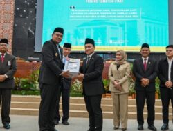 Pemprov Sumut Raih Opini WTP ke-11 Kalinya dari BPK RI,Gubernur Bobby Nasution Ingatkan OPD Tetap Pertahankan
