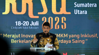 Pembukaan KKSU 2025,Bobby Nasution Sebut Masih Perlu Kerja Keras Tingkatkan Level UMKM Sumut