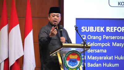Menteri Nusron Ajak Alumni PMII Berperan dalam Mewujudkan Keadilan, Pemerataan, dan Kesinambungan Ekonomi