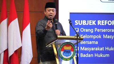 Menteri Nusron Ajak Alumni PMII Berperan dalam Mewujudkan Keadilan, Pemerataan, dan Kesinambungan Ekonomi