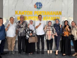 Kunjungi Kepala Kantor Pertanahan Kabupaten Asahan, PD – IPPAT Kabupaten Asahan – Kota Tanjungbalai Siap Bersama Kampanyekan Layanan Sertipikat Elektornik