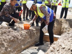 Peletakan Batu Pertama Labkesmas, Ini Kata Bupati Toba