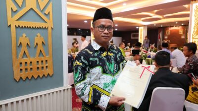 Terima Sertipikat Tanah Wakaf dari Menteri Nusron, Perwakilan NU Lampung Timur Apresiasi Dukungan BPN