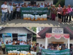 Dukung Ketahanan Pangan, PT TPL Salurkan Benih Jagung ke Kelompok Tani di 3 Desa Kabupaten Toba
