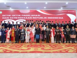 Bobby Nasution Bersama Forkopimda Ikuti Upacara Detik-detik Proklamasi di Istana Negara