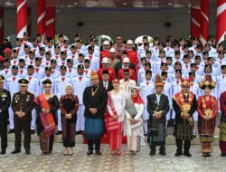 HUT ke-80 Kemerdekaan RI,Gubernur, Wagub, dan Sekdaprov Sumut Kompak Pakai Baju Adat