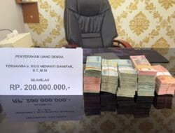 Kejari Balige Eksekusi Denda Rp 200 Juta atas Pekerjaan Peningkatan Struktur Jalan Silimbat-Parsoburan 2020