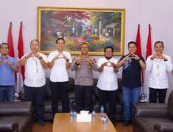 Kepala Kantor Pertanahan Kabupaten Asahan Kunker ke Kapolres Asahan, Bahas Sertipikasi Aset Polri dan Kerja Sama Penegakan Hukum