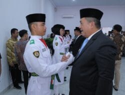 Bupati Asahan Kukuhkan Paskibraka HUT ke-80 RI