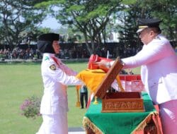 Bupati Asahan Pimpin Upacara Penaikan Bendera HUT ke-80 RI