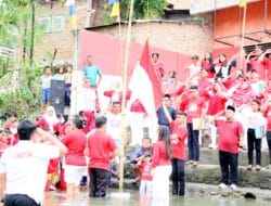 Semarak Kemerdekaan, Syaiful Ramadhan Pimpin Upacara di Sungai Deli