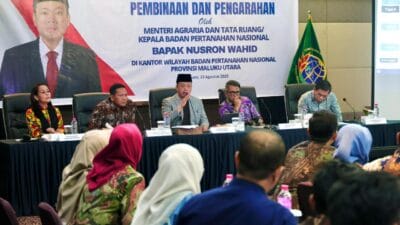 Pembinaan di Kanwil BPN Provinsi Maluku Utara, Menteri Nusron: Tugas Saya sebagai Menteri adalah Memberikan Kepastian dan Harapan