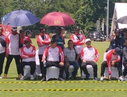 Kajati Sumut Bersama Para Asisten dan Ketua Forwaka Sumut Berikan Semangat Kepada Perserta Lomba
