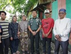 Dandim 0208/As Kunjungi Rumah Orang Tua Dinda Peserta Top 25 DA7 Indosiar