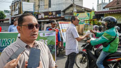 Melalui Kecamatan dan Kelurahan, Pemko Medan Bagikan Puluhan Ribu Sarapan kepada Pengemudi Ojol