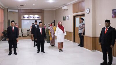 Pelantikan dan Pengambilan Sumpah/Janji Jabatan Pejabat Pengawas di Lingkungan Kantor Pertanahan Kabupaten/Kota di Sumatera Utara