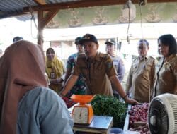 Walikota Tebingtinggi Tinjau Pasar Inpres,Tegaskan Tidak Ada Relokasi Pedang Pada Pelaksanaan Revitalisasi Pasar