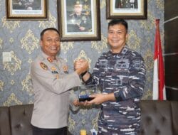 Sinergitas Kuat,Danlanal Nias Kunjungi Polres Nias
