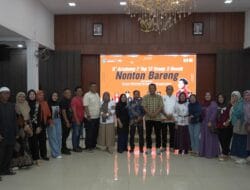 Suasana Meriah Nobar Dukungan Arbil Fahrizal di D’Academy 7