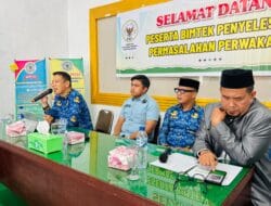 Kepala Kantor Pertanahan Kabupaten Asahan Paparkan Kemudahan Sertipikasi Tanah Wakaf pada Bimtek Perwakilan Badan Wakaf Indonesia