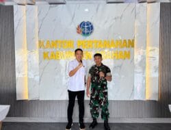 Kunjungan Dandim 208/Asahan Ke Kantor Pertanahan Kabupaten Asahan, Bahas Percepatan Pendaftaran Tanah Aset TNI