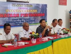 Kepala Kantor Pertanahan Kabupaten Asahan Sosialisasikan Penataan Pertanahan di Kecamatan Sei Kepayang