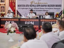 Pembinaan di Kanwil BPN Provinsi Sumsel, Menteri Nusron Tekankan Layanan Pertanahan yang Adaptif bagi Generasi Muda