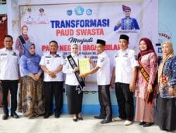 Bupati Labuhanbatu Mengubah Status PAUD Teladan Swasta Desa Bagan Bilah Menjadi Sekolah Negeri