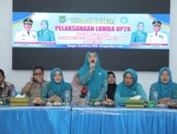 PKK Kabupaten Asahan Lakukan Evaluasi Lomba UP2K di Desa Bunut Sebrang